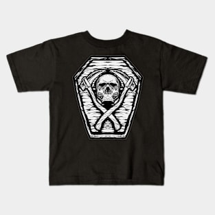 Our Coffins Skull Kids T-Shirt